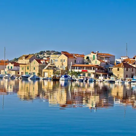 In Tribunj Mit Meerblick, Balkon, Klimaanlage, W-lan 5034-3 公寓 *