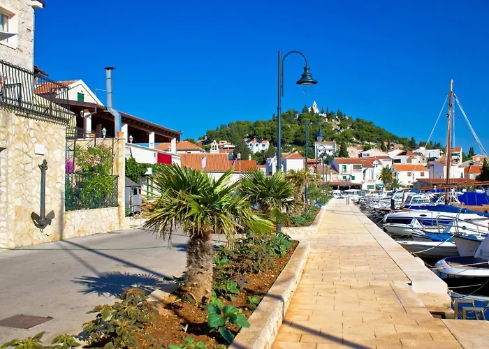 In Tribunj Mit Meerblick, Balkon, Klimaanlage, W-lan 5034-3 Appartement